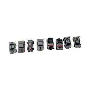 VTG Micro Machines White Car Lot 8 Piece Collection Lamborghini Off-Road More!